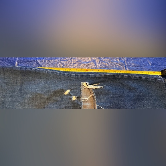 Women’s Abercrombie & Fitch Dark Blue Straight Leg Jeans Size 35 - Picture 13 of 15